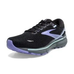 BROOKS Women's Ghost 15 Running Shoe- Black/Jacaranda/Salt- Regular (B) -The Famous Shoe Store 120380 011 Z Ghost 15
