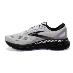 BROOKS Women's Adrenaline GTS 23 Running Shoe - Grey/Black/Purple- Regular (B) -The Famous Shoe Store 120381 039 M Adrenaline GTS 23 1