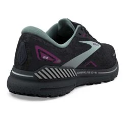 BROOKS Women's Adrenaline GTS 23 Running Shoe - Black/Light Blue/Purple- Regular (B) -The Famous Shoe Store 120381 072 H Adrenaline GTS 23
