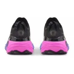 Men's Foreverrun Nitro Sunset Running Shoe - Puma Black/Luminous Blue/Electric Orchid- Regular (D) -The Famous Shoe Store 38000701 BlackBlue BCK