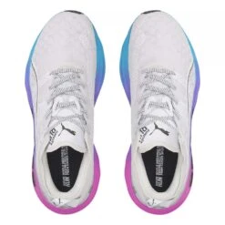 Puma Men's ForeverRun Nitro Sunset Running Shoe - White/Luminous Blue/Electric Orchid- Regular (D) 8 Puma Men's ForeverRun Nitro Sunset Running Shoe - White/Luminous Blue/Electric Orchid- Regular (D) -The Famous Shoe Store 38000702 WhiteBlue TOP