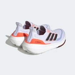 ADIDAS Women's Ultraboost Light Running Shoe- Ftwr White/Core Black/Solar Red- Regular (B) -The Famous Shoe Store 3c28c92bacaf4427b786af690130c988 9366