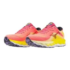 Mizuno Women's Wave Sky 7 Running Shoe - High/Vis Pink/Ombre Blue - Regular (B) 15 Mizuno Women's Wave Sky 7 Running Shoe - High/Vis Pink/Ombre Blue - Regular (B) -The Famous Shoe Store 411413 1VRE 09