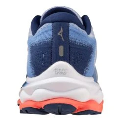 Mizuno Women's Wave Sky 7 Running Shoe - Blue Heron/Silver - Regular (B) -The Famous Shoe Store 411413 6Q73 05