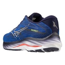 Mizuno Men's Wave Rider 27 Running Shoe - Surf The Web/White - Regular (D) -The Famous Shoe Store 411415 5E00 08