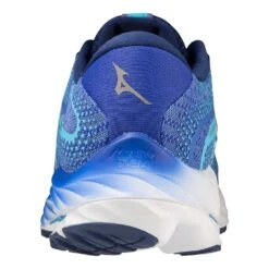Mizuno Women's Wave Rider 27 Running Shoe - Ultramarine/White- Regular (B) -The Famous Shoe Store 411418 UM00 05