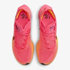 Women's Nike ZoomX Vaporfly Next % 3 Running Shoe - Hyper Pink/Black/Laser Orange- Regular (B) -The Famous Shoe Store 7912023d ef4a 45ed a34d e8c936d349b8