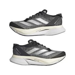ADIDAS Women's Adizero Boston 12 Running Shoes - Core Black/Cloud White/Carbon - Regular (B) -The Famous Shoe Store ADIZERO BOSTON 12 W Black HQ2171 09 standard