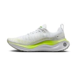 Women's Nike Infinity Run Flyknit 4 Running Shoe - White/Light Lemon Twist/Volt/Black- Regular (B) -The Famous Shoe Store AURORA DR2670 101 PHSLH001 2000