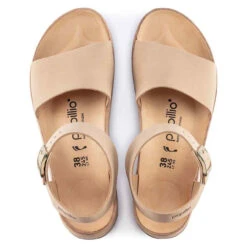 Women's Birkenstock Glenda - Sand Castle -The Famous Shoe Store BIRKENSTOCK WOMENS W GLENDA 1022966 SANDCSTL SANDCASTLE TOP 28390.1676478503