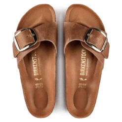 Women's Birkenstock Madrid Big Buckle -The Famous Shoe Store BIRKENSTOCK WOMENS W MADRID BIG BUCKLE 1006525 COGNAC COGNAC TOP 73909.1676479188
