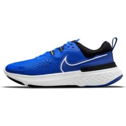 Men's Nike React Miler 2 Running Shoe - Hyper Royal/White/Black - Regular (D) -The Famous Shoe Store CW7121 401 PHSLH000 JPG HEI 875 WID 875