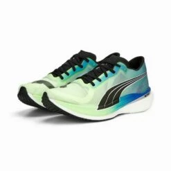 Men's Deviate Nitro Elite 2 Running Shoe- Fizzy Lime/Royal Sapphire/PUMA Black- Regular (D) 10 Men's Deviate Nitro Elite 2 Running Shoe- Fizzy Lime/Royal Sapphire/PUMA Black- Regular (D) -The Famous Shoe Store Deviate NITRO Elite 2 Fireglow Men s Running Shoes 1