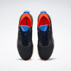 Reebok Men's Floatride Energy Symmetros Running Shoe - Night Black/Court Blue/Orange Flame - Regular (D) -The Famous Shoe Store Floatride Energy Symmetros Men s Running Shoes Black FW9396 06 standard hover