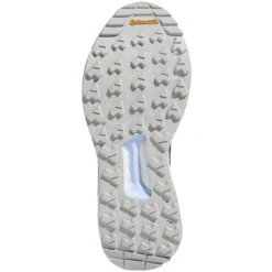 ADIDAS Women's Terrex Free Hiker GoreTEX Hiking Shoe - Carbon/Grey/Glow Blue - Regular (B) 10 ADIDAS Women's Terrex Free Hiker GoreTEX Hiking Shoe - Carbon/Grey/Glow Blue - Regular (B) -The Famous Shoe Store G28464 02