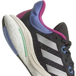 ADIDAS Women Solar Glide 6 Running Shoe - Carbon/Silver Met/Blue Fusion - Regular (B) -The Famous Shoe Store GW1963 04