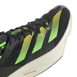 ADIDAS Unisex AdiZERO Adios Pro 3 Running Shoe - Core Black/Beam Yellow/Solar Green - Regular (D) -The Famous Shoe Store GX6251 03 1