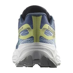 Salomon Men's Aero Glide Running Shoe- Blue Ashes/Dark Sapphire/Sunny Lime- Regular (D) -The Famous Shoe Store L47049200 dfc9e2579d9543494b29bd8396603e37