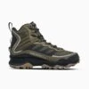 Merrell Men's Moab Speed Thermo Mid Waterproof Hiking Boot - Olive - Regular (D) -The Famous Shoe Store MRLM J066915 021621 S21 001 1