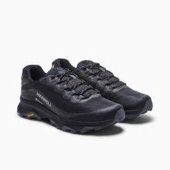 Merrell Men's Moab Speed GoreTEX Hiking Shoe - Black/Asphalt - Regular (D) 11 Merrell Men's Moab Speed GoreTEX Hiking Shoe - Black/Asphalt - Regular (D) -The Famous Shoe Store MRLM J067083 021621 S21 004
