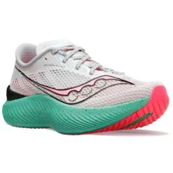 Saucony Women's Endorphin Pro 3 Running Shoe - Fog/ViZiPink - Regular (B) -The Famous Shoe Store S10755 25 5 1