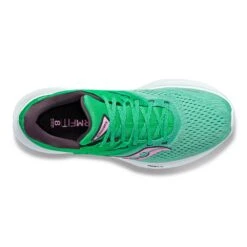 Saucony Women's Ride 16Running Shoe - Sprig/Peony - Wide (D) -The Famous Shoe Store S10831 25 3