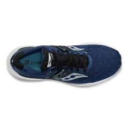 Saucony Men's Triumph 20 Running Shoe - Twilight/Rain - Wide (2E) -The Famous Shoe Store S20760 21 3
