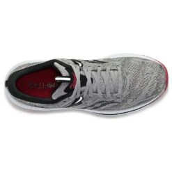 Saucony Men's Omni 21 Running Shoe- Alloy/Garnet- Regular (D) -The Famous Shoe Store S20762 20 3