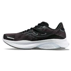 Saucony Men's Guide 16 Running Shoe- Black/White- Regular (D) 9 Saucony Men's Guide 16 Running Shoe- Black/White- Regular (D) -The Famous Shoe Store S20810 05 2