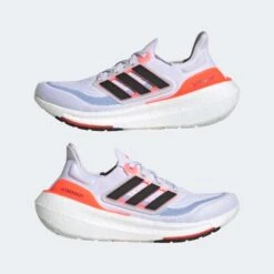 ADIDAS Women's Ultraboost Light Running Shoe- Ftwr White/Core Black/Solar Red- Regular (B) -The Famous Shoe Store Ultraboost Light Shoes White HQ6353 09 standard