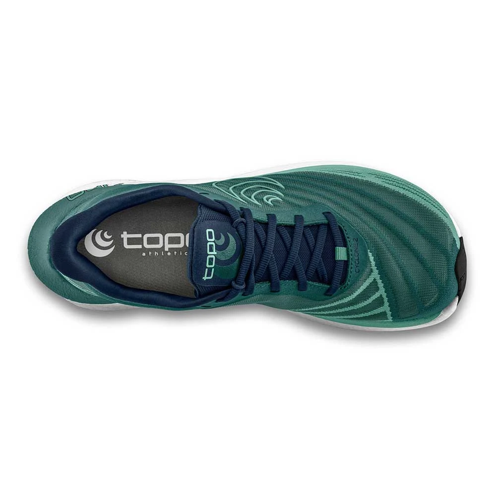 Topo Athletic Women's Cyclone 2 Running Shoe- Ocean/Mint- Regular (B) 8 Topo Athletic Women's Cyclone 2 Running Shoe- Ocean/Mint- Regular (B) - Image 6
