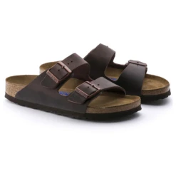 Men's Birkenstock Arizona Soft Footbed Sandals -Habana