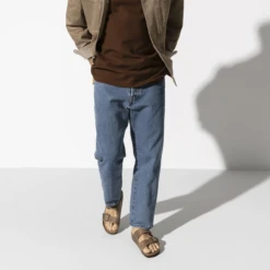 Men's Birkenstock Arizona Soft Footbed Sandal -Taupe -The Famous Shoe Store birkenstock mens arizona soft footbed 552811 tobacco lifestyle 84941.1614113536