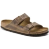 Birkenstock Men's Arizona Soft Footbed Sandal -Tobacco 1 Birkenstock Men's Arizona Soft Footbed Sandal -Tobacco -The Famous Shoe Store birkenstock mens arizona soft footbed 552811 tobacco side main 11639.1614113071