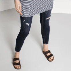 Women's Birkenstock Arizona Soft Footbed Sandal -Habana -The Famous Shoe Store birkenstock womens arizona soft footbed 452763 habana lifestyle 78495.1614279129