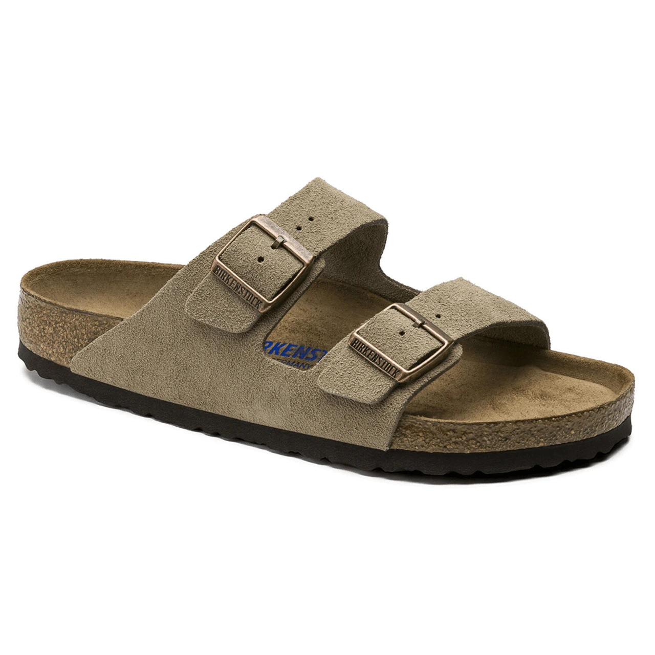 Women's Birkenstock Arizona Soft Footbed Sandals -Taupe 3 Women's Birkenstock Arizona Soft Footbed Sandals -Taupe