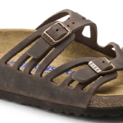 Women's Birkenstock Granada Sandal - Habana -The Famous Shoe Store birkenstock womens granada 92653 habana close up min 48796.1615229623