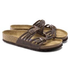Women's Birkenstock Granada Sandal - Habana -The Famous Shoe Store birkenstock womens granada 92653 habana side min 51558.1615229623