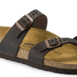 Women's Birkenstock Mayari Sandal - Habana -The Famous Shoe Store birkenstock womens mayari 171321 habana close up 40813.1615226445