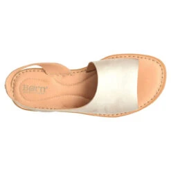 Women's Born Inlet Sandal -The Famous Shoe Store born womens w inlet br0002270 ltgold light gold top 67935.1681413541