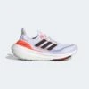 ADIDAS Women's Ultraboost Light Running Shoe- Ftwr White/Core Black/Solar Red- Regular (B) -The Famous Shoe Store df926ce994c147d6b1adaf6901308edb 9366