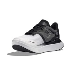 Hoka Unisex Transport X Running Shoe - Black/White- Regular (D) -The Famous Shoe Store hoka transport x 2