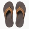 Men's Reef Leather Phantom II Flip Flops - Bronze -The Famous Shoe Store mens leather phantom ii 3YOO bronze 63292.1654185505