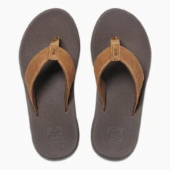 Men's Reef Leather Phantom II Flip Flops - Bronze