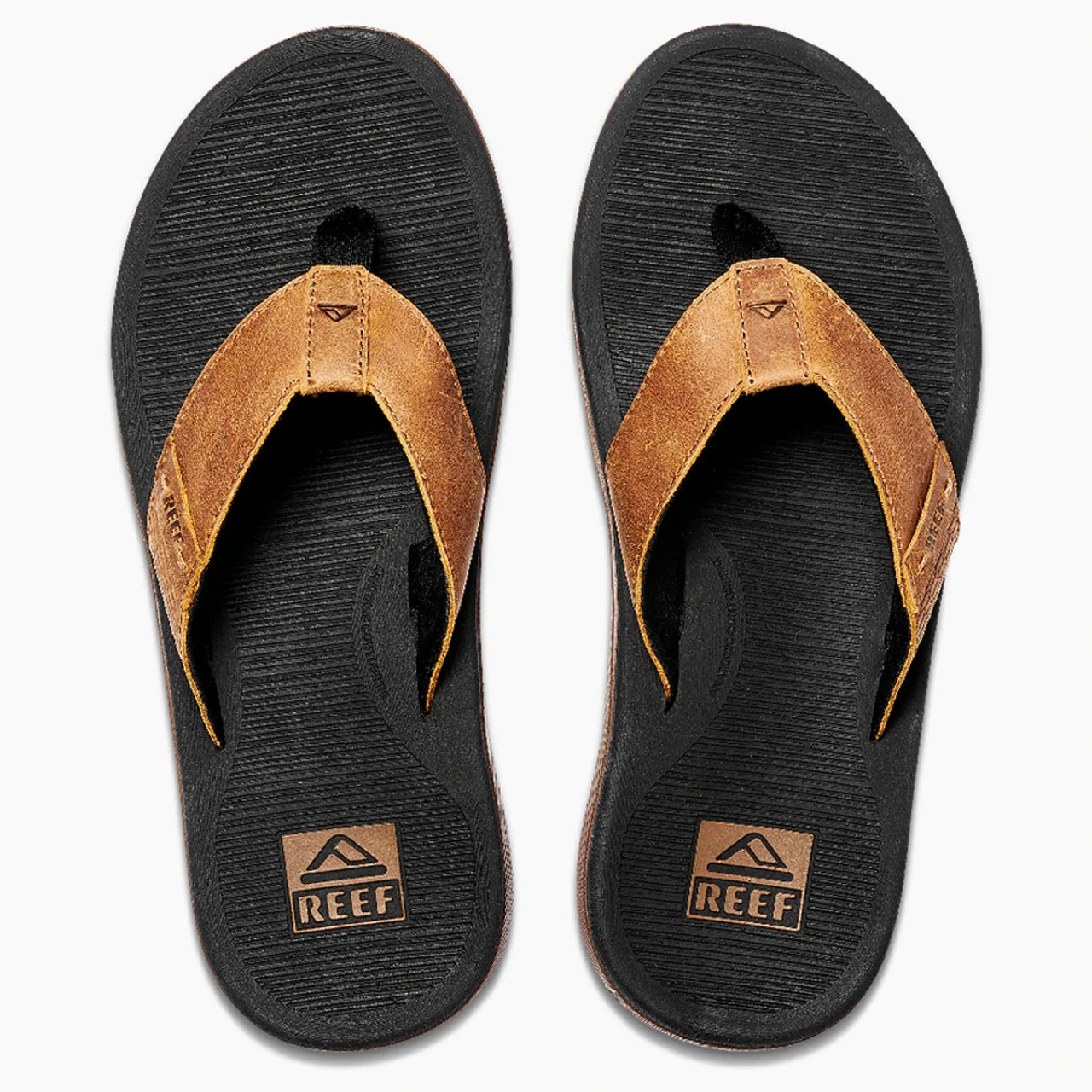 Men's Reef Santa Ana LE Flip Flops - Black And Tan 3 Men's Reef Santa Ana LE Flip Flops - Black And Tan