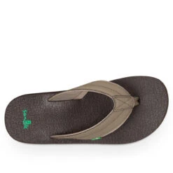 Men's Sanuk Beer Cozy 2 Flip-Flop -The Famous Shoe Store mens sanuk beer cozy 2 flip flop SMS10868 brindle top 54817.1681312634