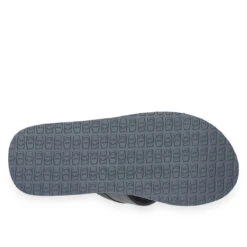 Men's Sanuk Ziggy Flip-Flops -The Famous Shoe Store mens sanuk ziggy flip flop 1116734 grey bottom 11523.1681311983