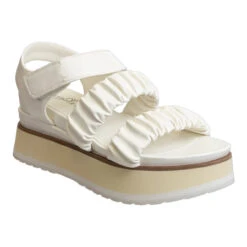 Women's Naked Feet Sensor Platform Sandal