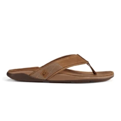 Men's Olukai Tuahine Waterproof Leather Beach Sandal 8 Men's Olukai Tuahine Waterproof Leather Beach Sandal -The Famous Shoe Store olikai mens tuahine 10465 3333toffee side 91370.1615555419