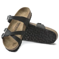 Women's Birkenstock Franca Sandal - Black -The Famous Shoe Store womens birkenstock franca sandal 1021112 black bottom 29267.1642532820